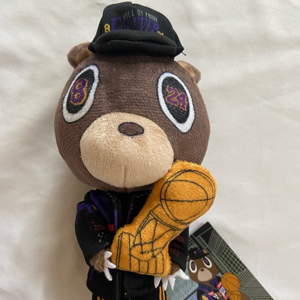 Kanye West Takashi Murakami Kobe HOF Bear Keychain Charm